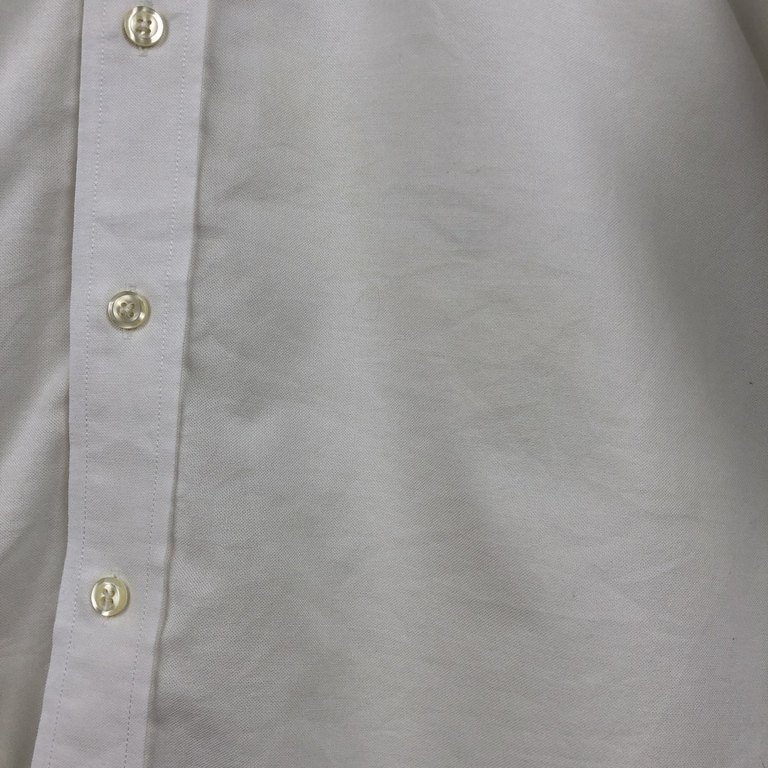 Brooks Brothers 346 long sleeve button-down shirt, men's size XL Supima Cotton white type Vintage Second Hand