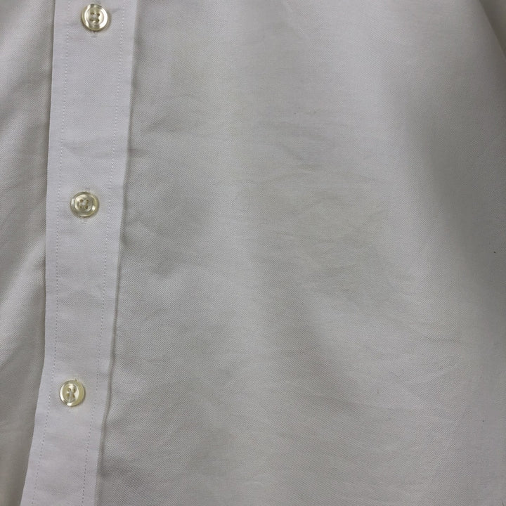 Brooks Brothers 346 long sleeve button-down shirt, men's size XL Supima Cotton white type Vintage Second Hand