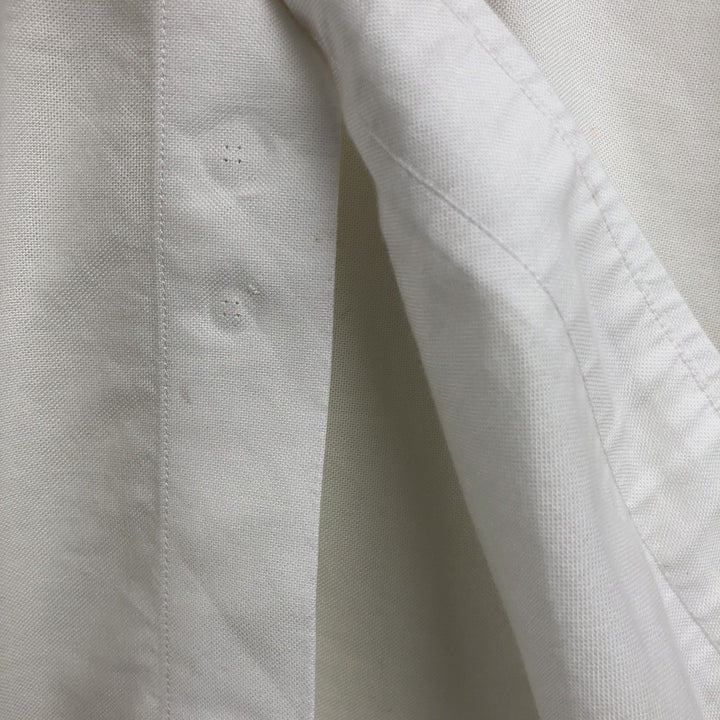 Brooks Brothers 346 long sleeve button-down shirt, men's size XL Supima Cotton white type Vintage Second Hand