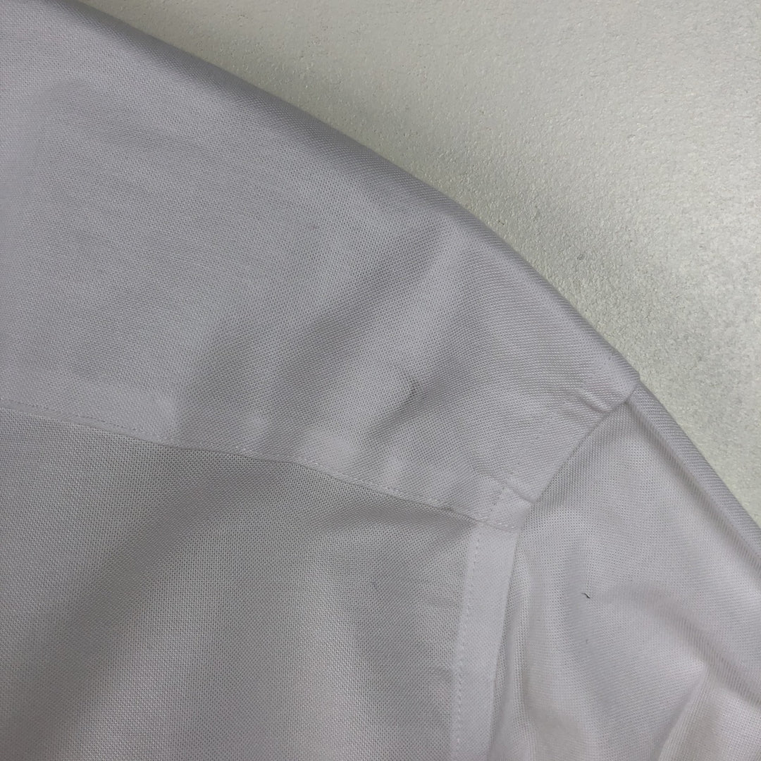 Brooks Brothers 346 long sleeve button-down shirt, men's size XL Supima Cotton white type Vintage Second Hand