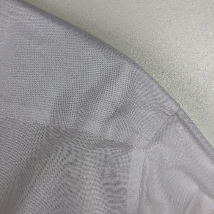 Brooks Brothers 346 long sleeve button-down shirt, men's size XL Supima Cotton white type Vintage Second Hand