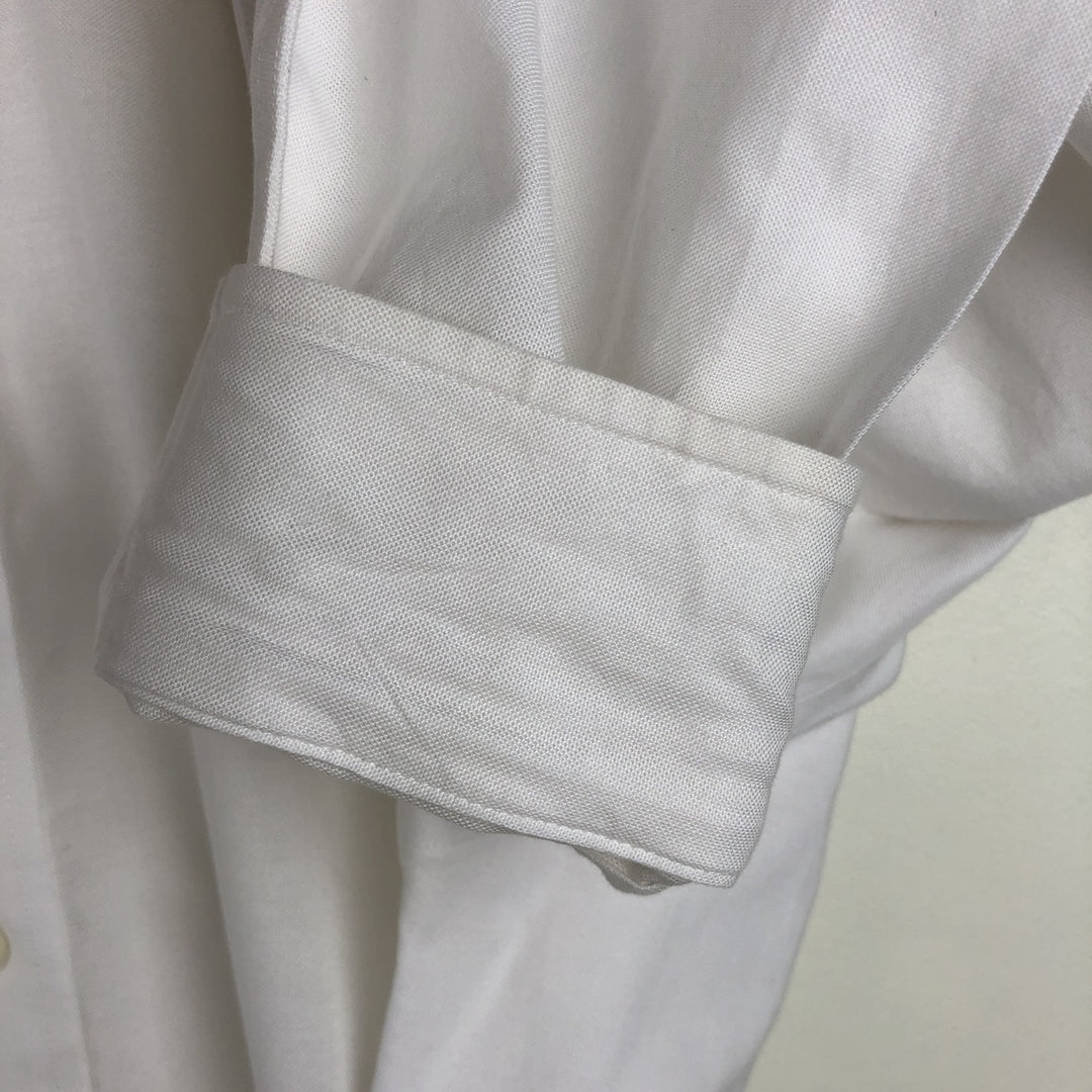 Brooks Brothers 346 long sleeve button-down shirt, men's size XL Supima Cotton white type Vintage Second Hand