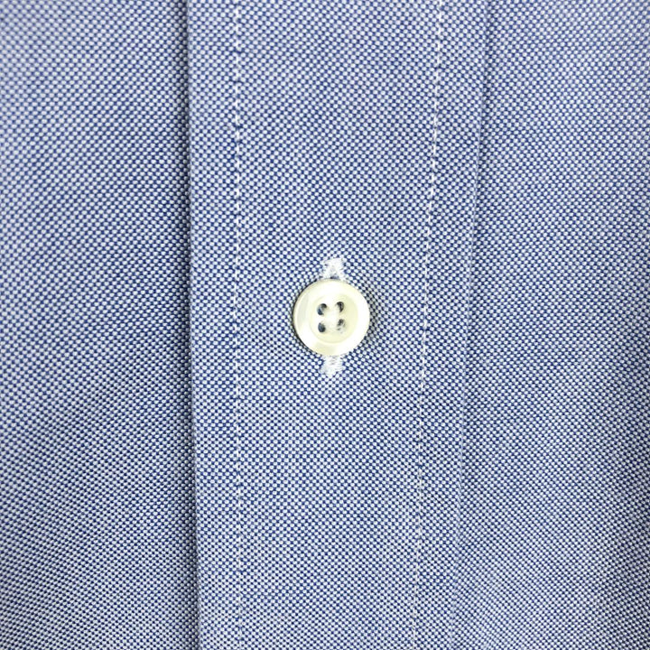 Brooks Brothers Est.1818 Long Sleeve Button Down Shirt Made in USA Men's M Supima Cotton blue type Vintage Second Hand