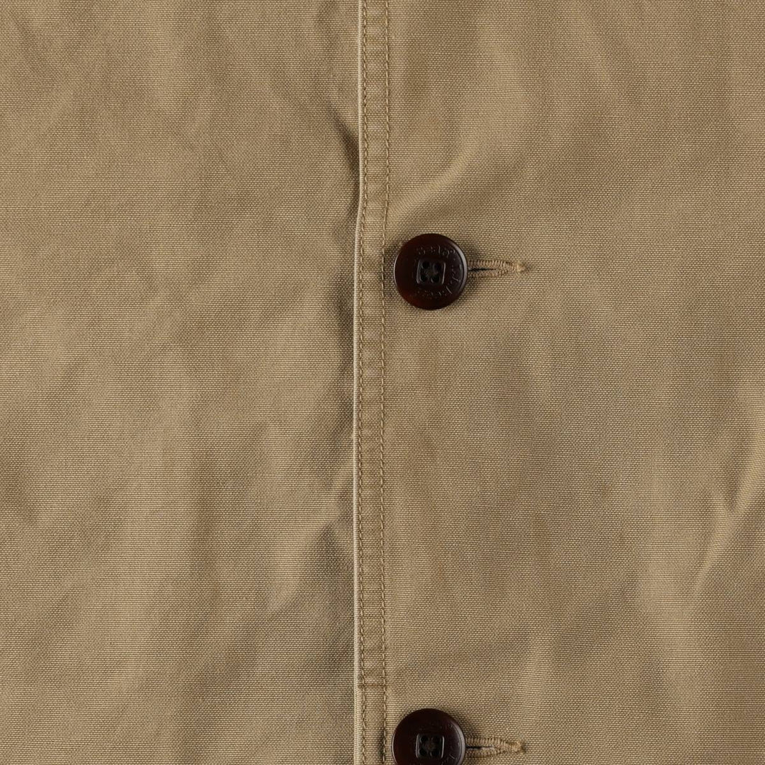 90s-00'S LLBean Hunting Jacket, Men's XXL Nylon Khaki type beige Vintage Second Hand