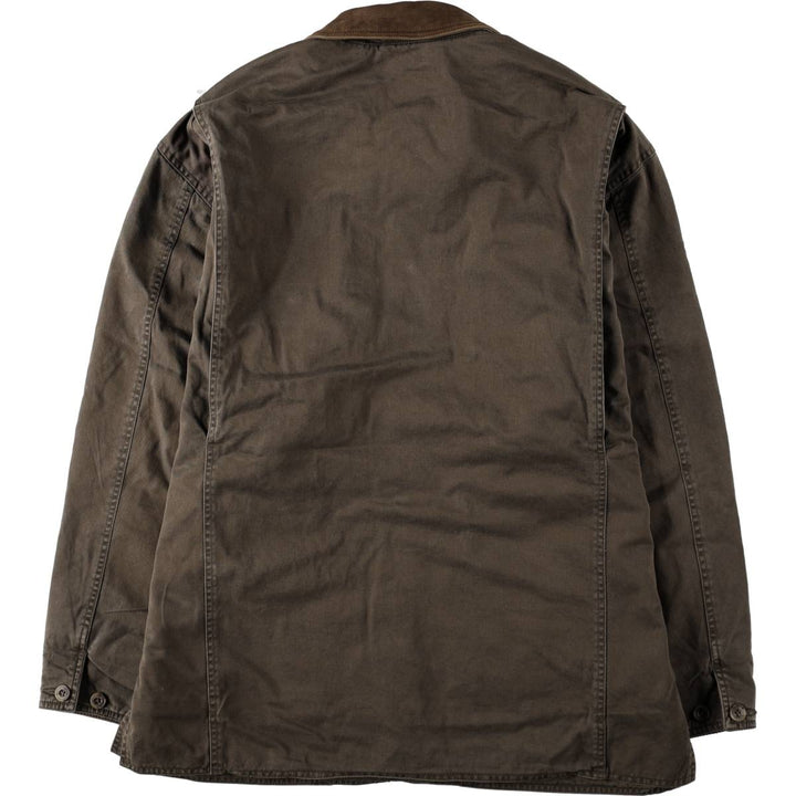 2000'S Banana Republic Hunting Jacket, Men's Size L (approx.) cotton walnut Vintage Second Hand