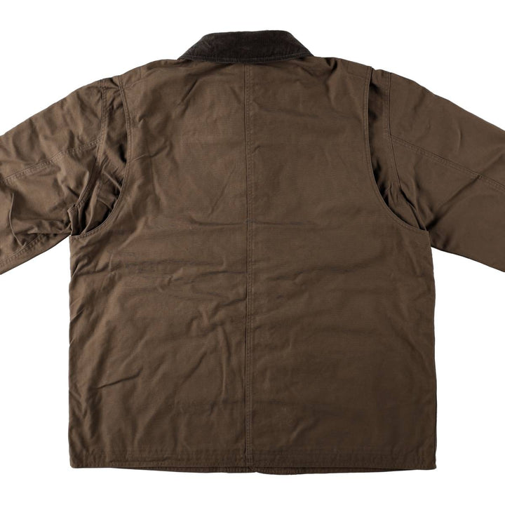 80s-90'S Lands' End hunting jacket, men's size XL (approx.) cotton brown type Vintage Second Hand