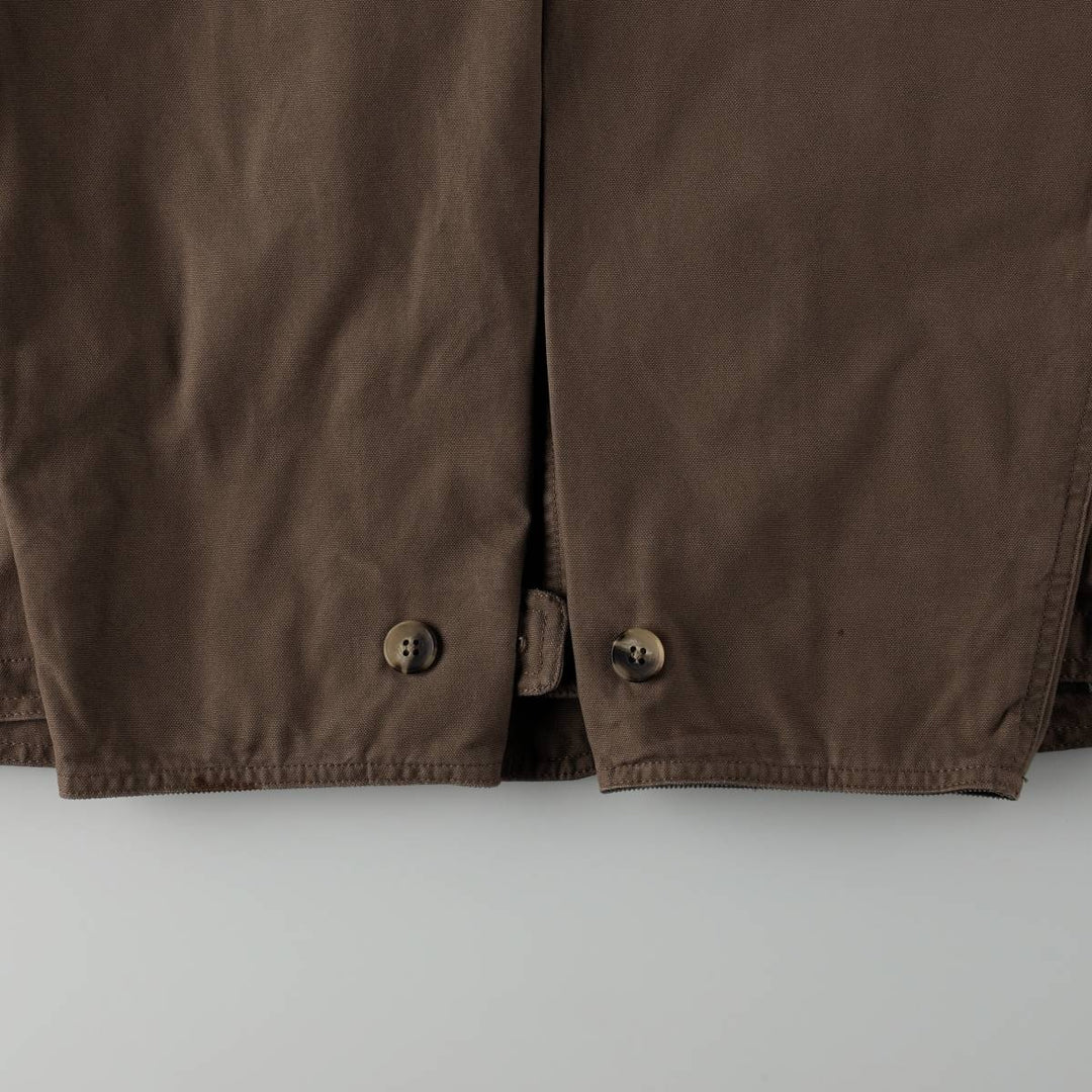 80s-90'S Lands' End hunting jacket, men's size XL (approx.) cotton brown type Vintage Second Hand