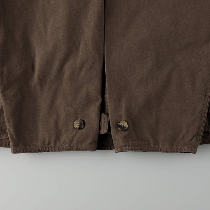80s-90'S Lands' End hunting jacket, men's size XL (approx.) cotton brown type Vintage Second Hand