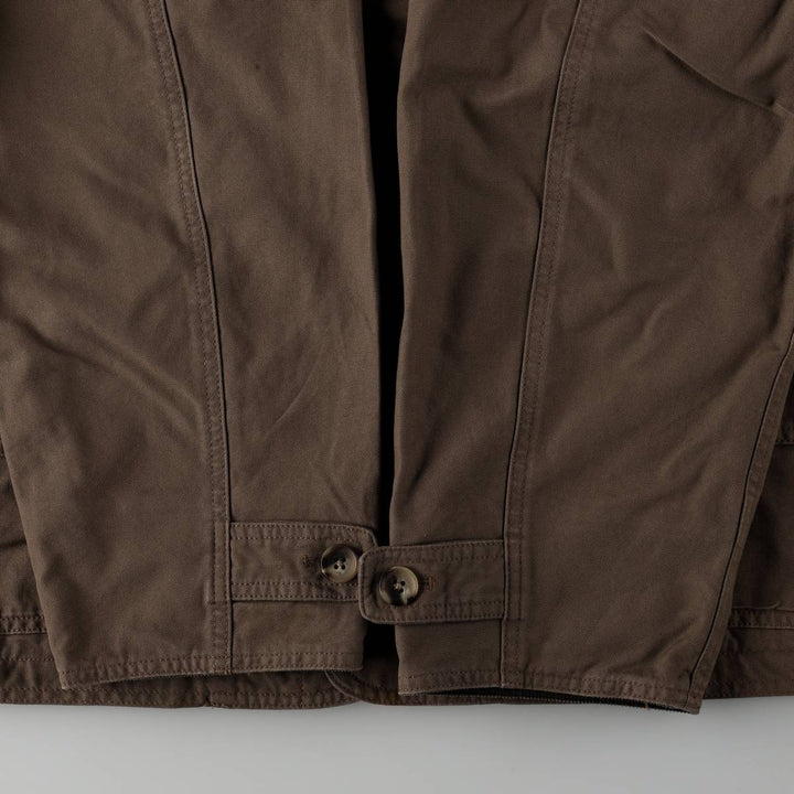 80s-90'S Lands' End hunting jacket, men's size XL (approx.) cotton brown type Vintage Second Hand