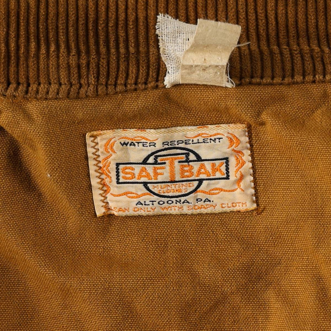 1970'S SAFTBAK Duck Hunting Jacket, Men's Size XL (approx.) unclear Copper Vintage Second Hand