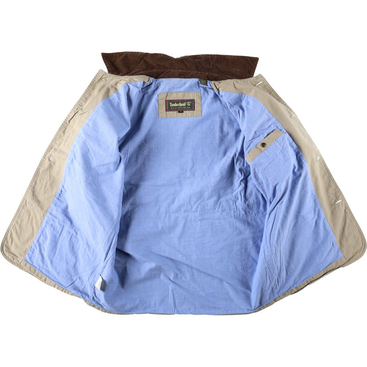 Vintage 90'S Timberland WEATHERGEAR hunting jacket, men's size M cotton Beige type Vintage Second Hand