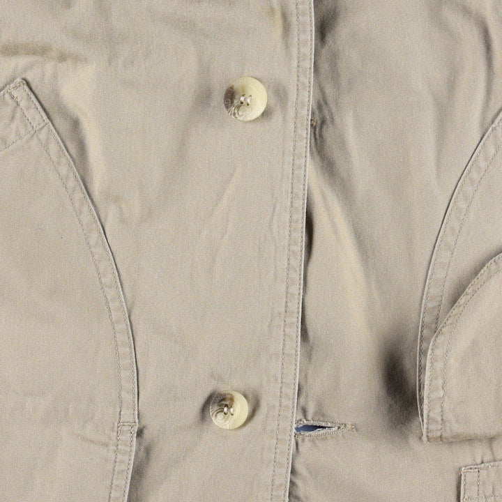 Vintage 90'S Timberland WEATHERGEAR hunting jacket, men's size M cotton Beige type Vintage Second Hand