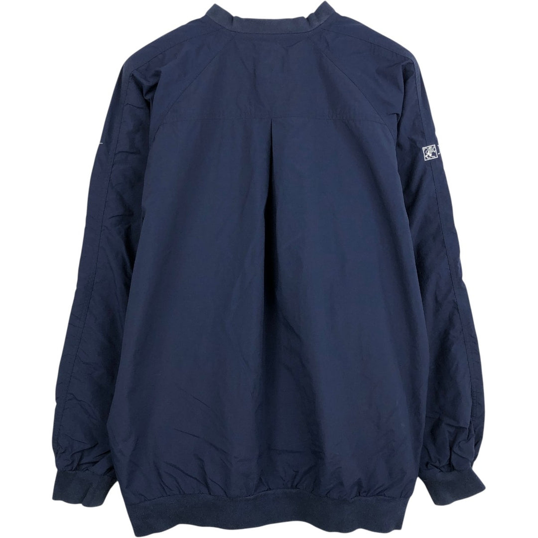 Nike Golf Half-Snap Nylon Pullover, Men's Size L (approx.) Nylon navy blue type Vintage Second Hand