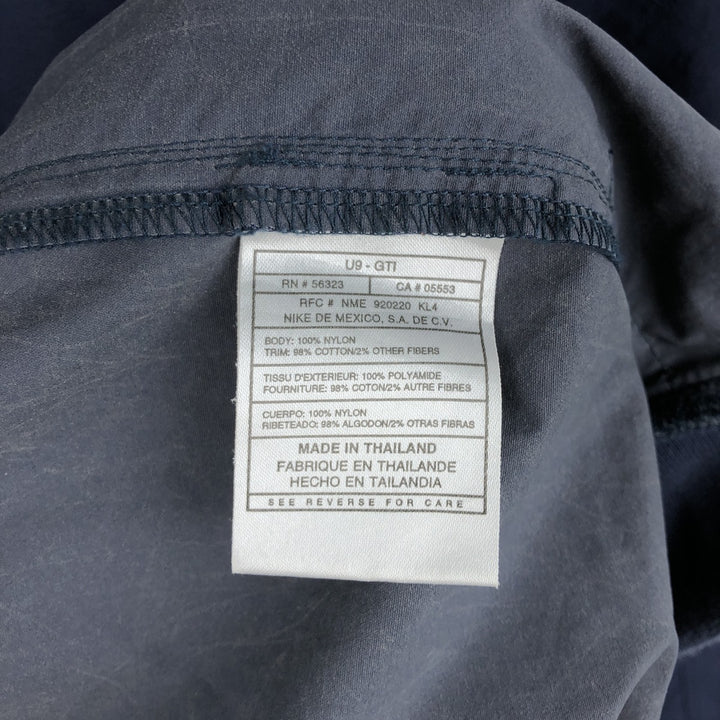 Nike Golf Half-Snap Nylon Pullover, Men's Size L (approx.) Nylon navy blue type Vintage Second Hand