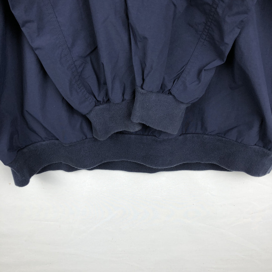 Nike Golf Half-Snap Nylon Pullover, Men's Size L (approx.) Nylon navy blue type Vintage Second Hand