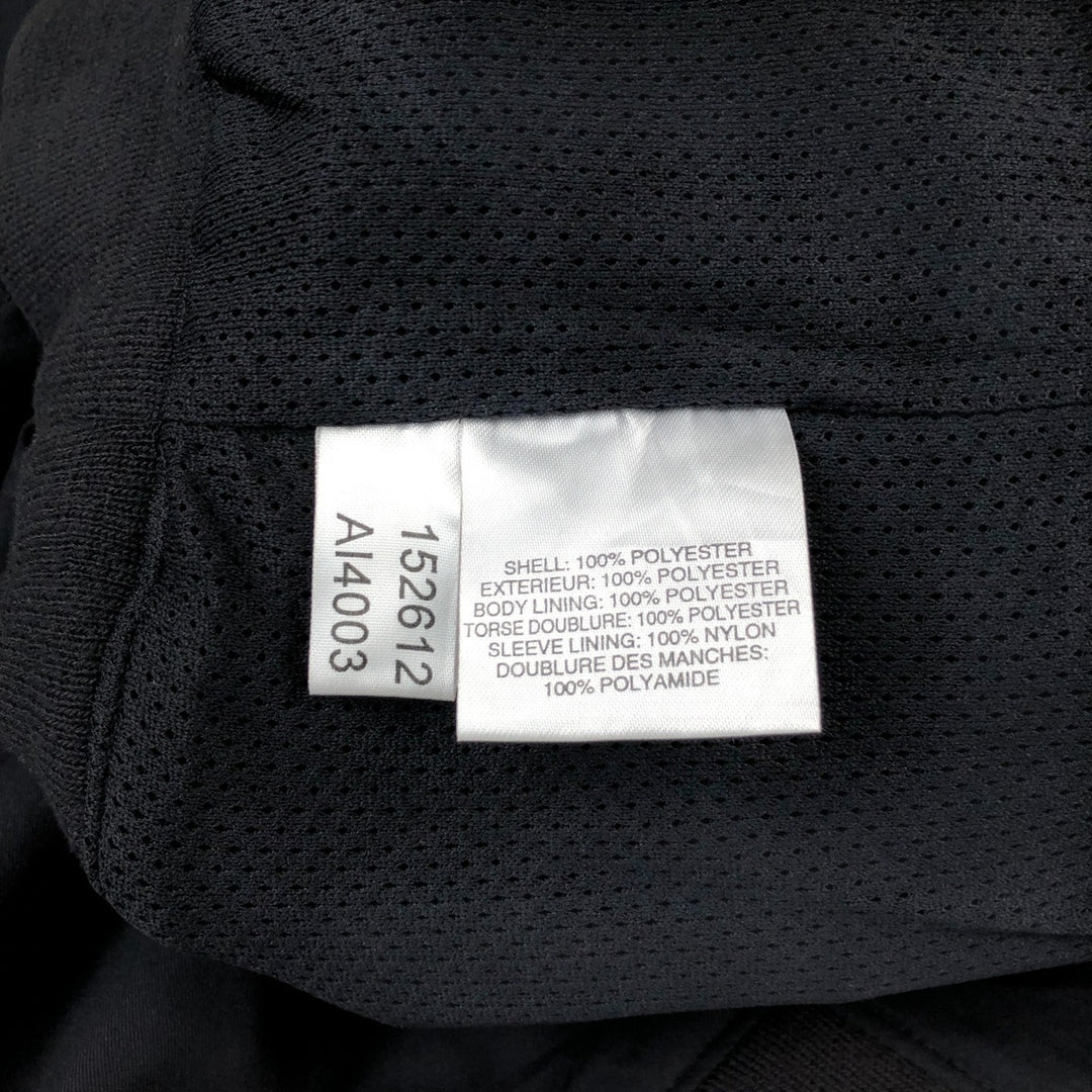 2000'S adidas CLIMASHELL WIND V-neck warm-up pullover, men's size L polyester black type Vintage Second Hand