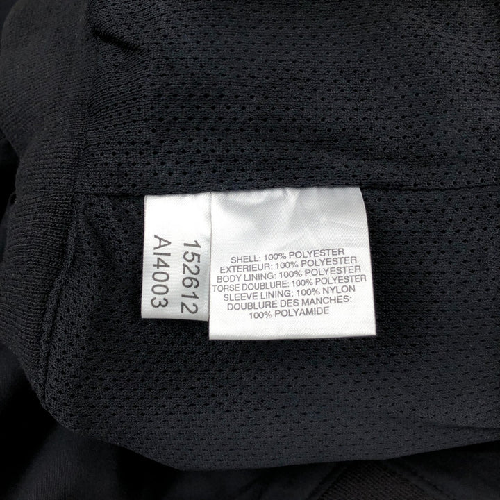 2000'S adidas CLIMASHELL WIND V-neck warm-up pullover, men's size L polyester black type Vintage Second Hand