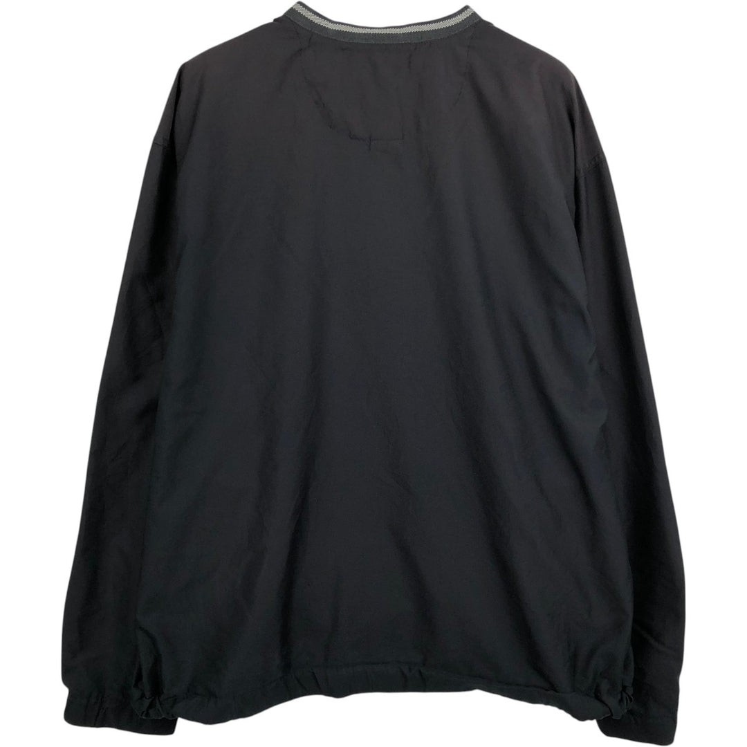 Nike Golf V-Neck Warm-Up Pullover, Men's XL polyester black type Vintage Second Hand