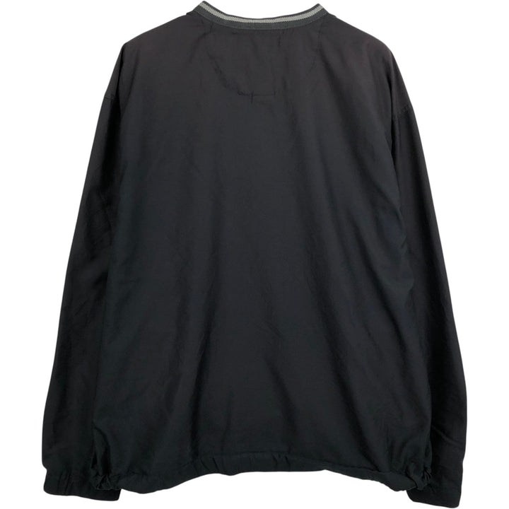 Nike Golf V-Neck Warm-Up Pullover, Men's XL polyester black type Vintage Second Hand