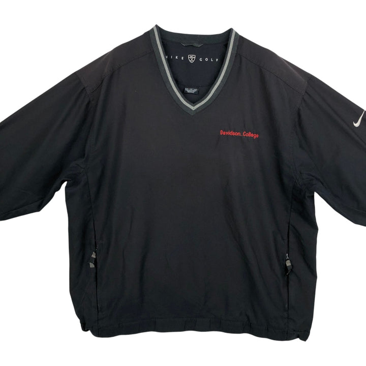 Nike Golf V-Neck Warm-Up Pullover, Men's XL polyester black type Vintage Second Hand