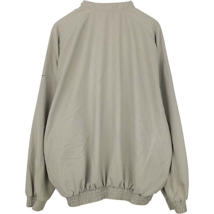 Nike Golf Half-Snap Warm-Up Pullover, Men's Size L (approx.) polyester Beige type Vintage Second Hand