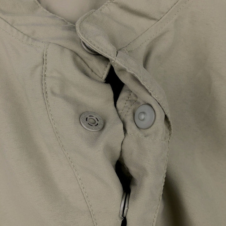 Nike Golf Half-Snap Warm-Up Pullover, Men's Size L (approx.) polyester Beige type Vintage Second Hand