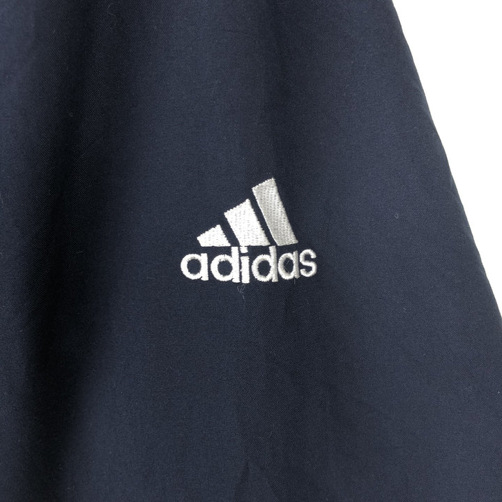 2000'S adidas CLIMASHELL WIND V-neck warm-up pullover, men's size XL polyester navy blue type Vintage Second Hand