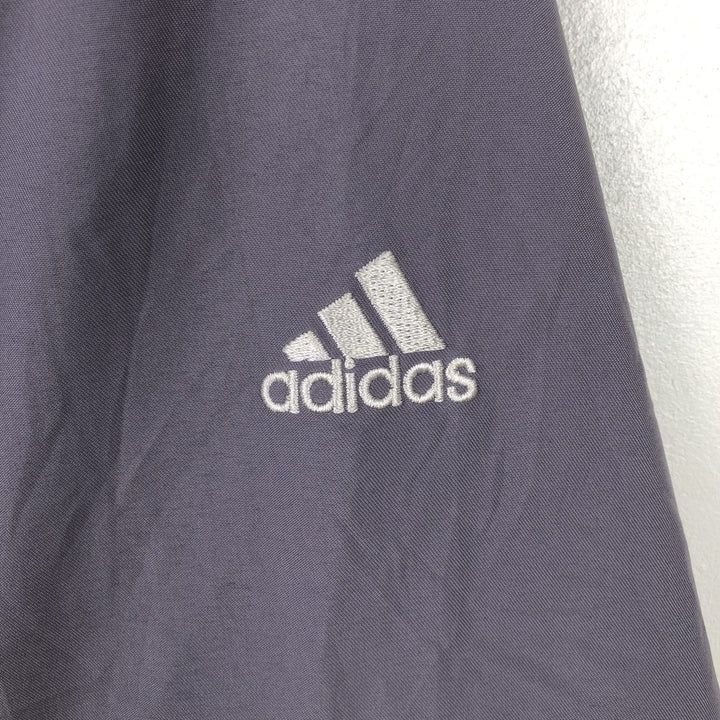 2000'S adidas CLIMASHELL WIND V-neck warm-up pullover, men's size L polyester gray type Vintage Second Hand