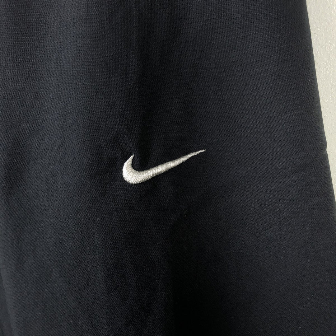 Big Size Nike Golf V-Neck Warm-Up Pullover (Men's XXXL equivalent) polyester black type Vintage Second Hand