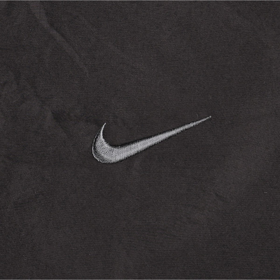 Nike Golf V-neck warm-up pullover, men's size L polyester black type Vintage Second Hand