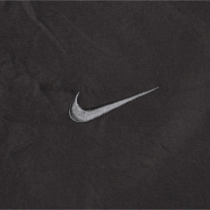 Nike Golf V-neck warm-up pullover, men's size L polyester black type Vintage Second Hand