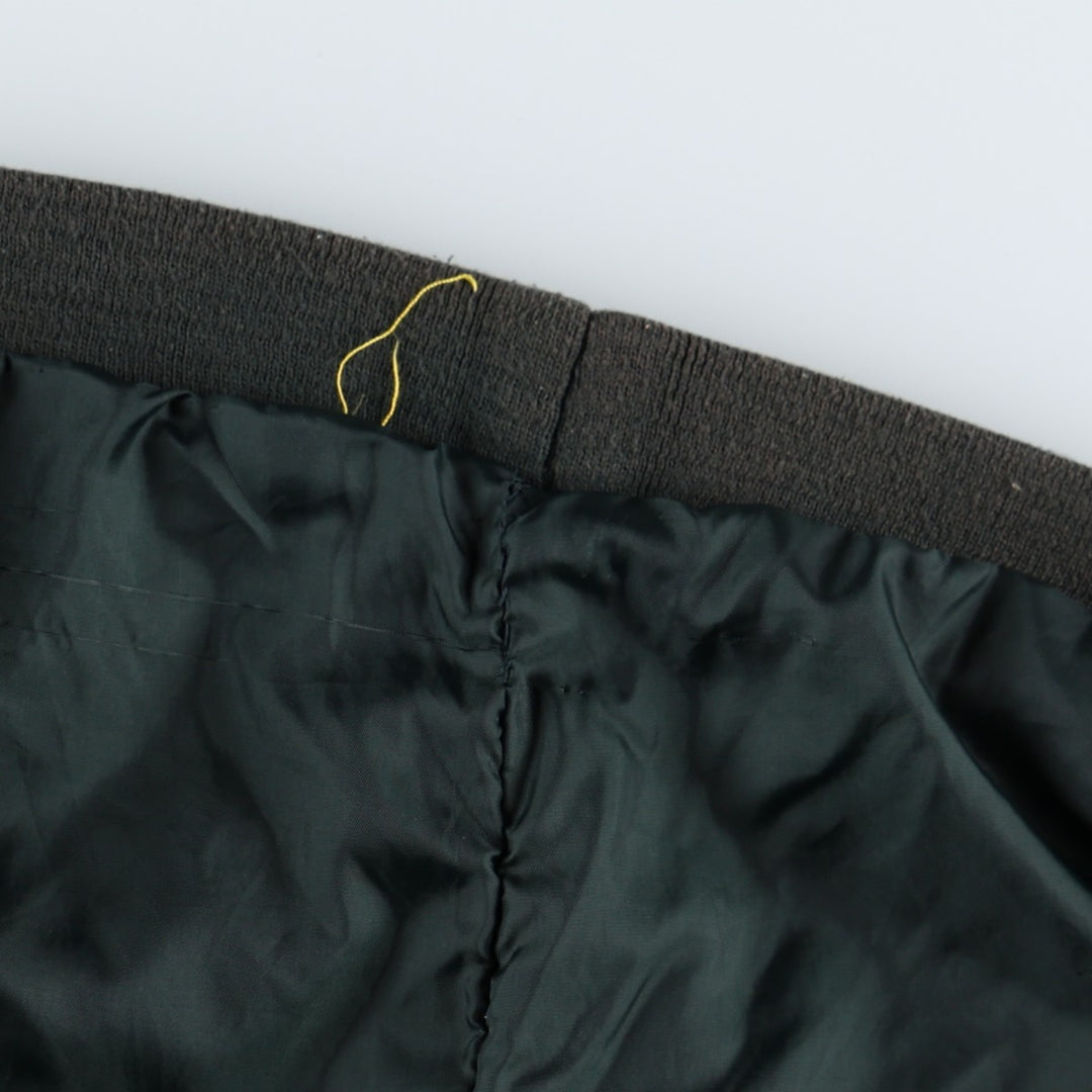 90'S Reebok V-neck nylon pullover, men's size M, vintage Nylon dark green Vintage Second Hand
