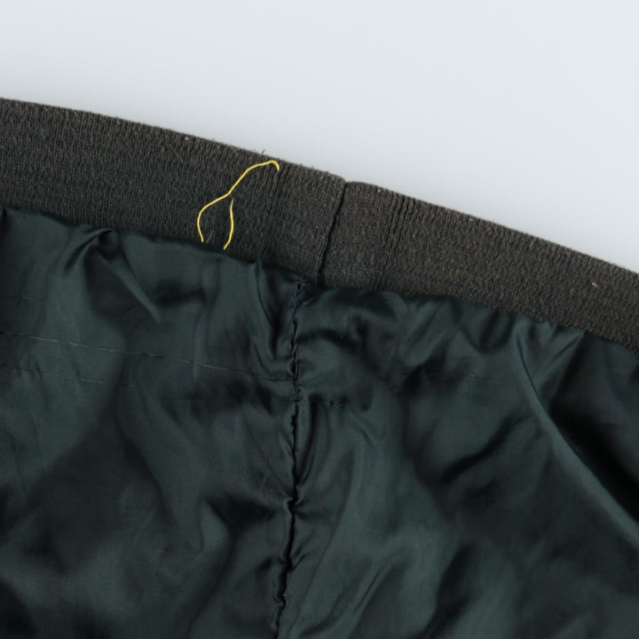 90'S Reebok V-neck nylon pullover, men's size M, vintage Nylon dark green Vintage Second Hand