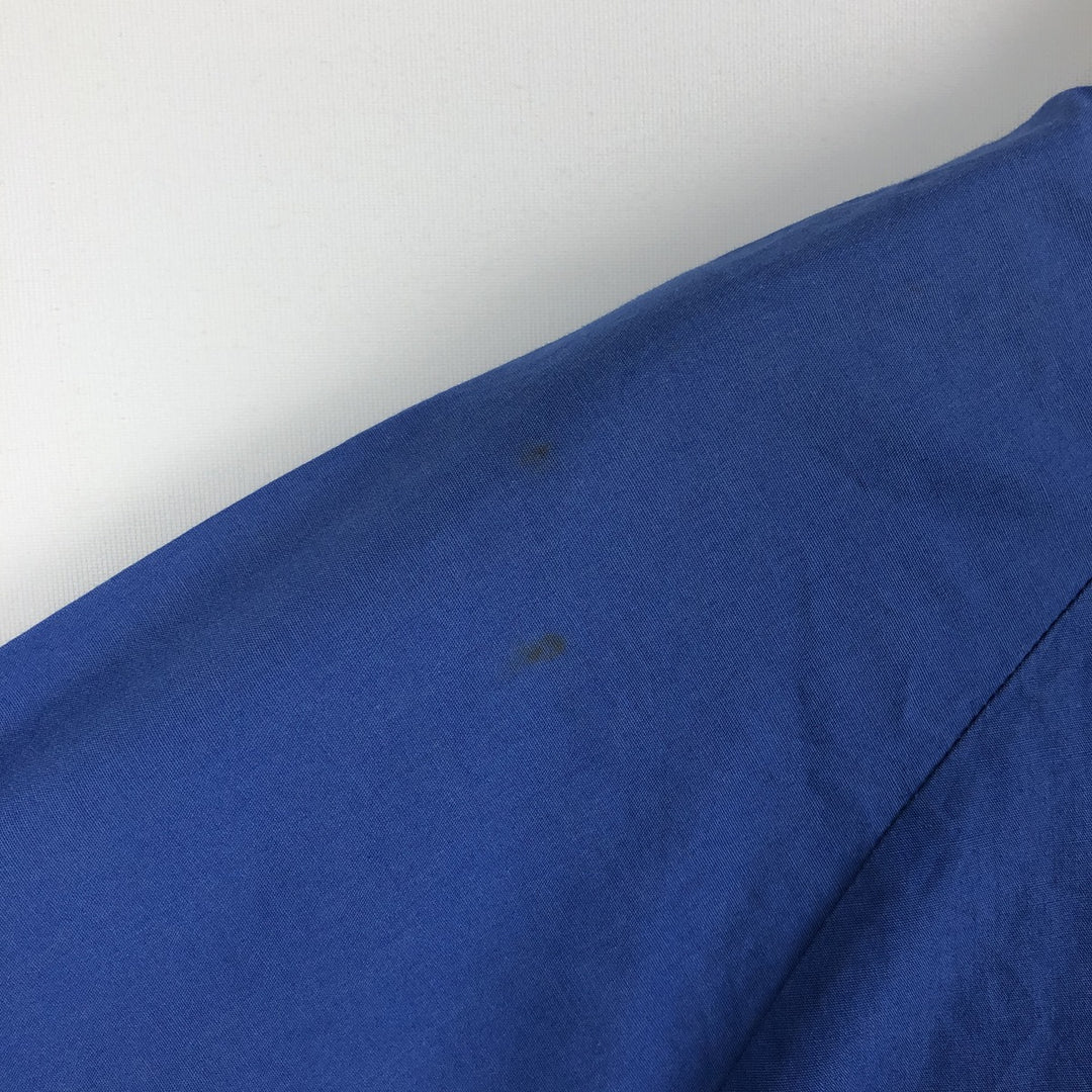 90s-00'S Majestic MLB New York Mets Half-Zip Warm-Up Pullover, Men's Size L (approx.) unclear blue type Vintage Second Hand