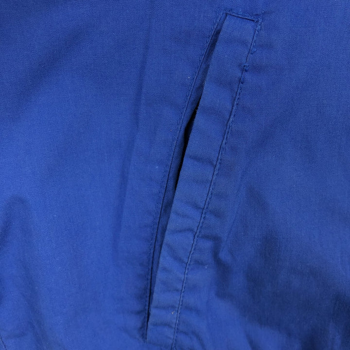 90s-00'S Majestic MLB New York Mets Half-Zip Warm-Up Pullover, Men's Size L (approx.) unclear blue type Vintage Second Hand
