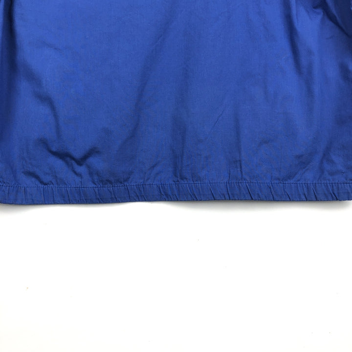 90s-00'S Majestic MLB New York Mets Half-Zip Warm-Up Pullover, Men's Size L (approx.) unclear blue type Vintage Second Hand