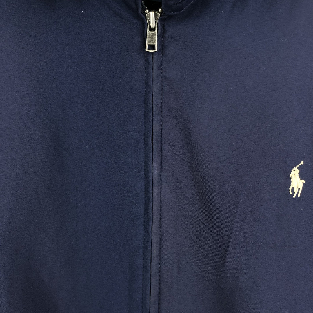 Ralph Lauren POLO by Ralph Lauren Swing Top Sports Jacket Men's L size polyester navy blue type Vintage Second Hand
