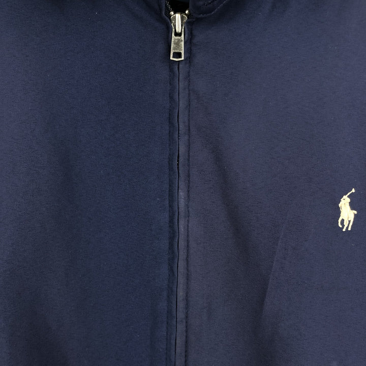 Ralph Lauren POLO by Ralph Lauren Swing Top Sports Jacket Men's L size polyester navy blue type Vintage Second Hand