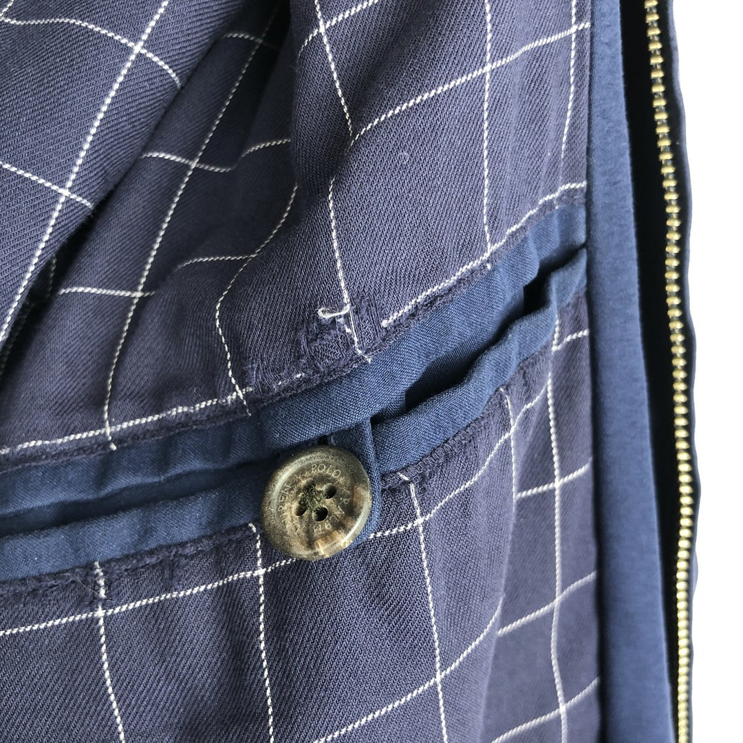 Ralph Lauren POLO by Ralph Lauren Swing Top Sports Jacket Men's L size polyester navy blue type Vintage Second Hand