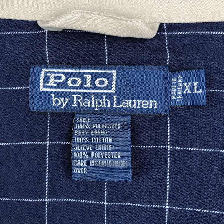 Ralph Lauren POLO by Ralph Lauren Swing Top Sports Jacket Men's XL polyester Khaki type beige Vintage Second Hand