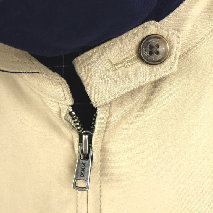 Ralph Lauren POLO by Ralph Lauren Swing Top Sports Jacket Men's XL polyester Khaki type beige Vintage Second Hand