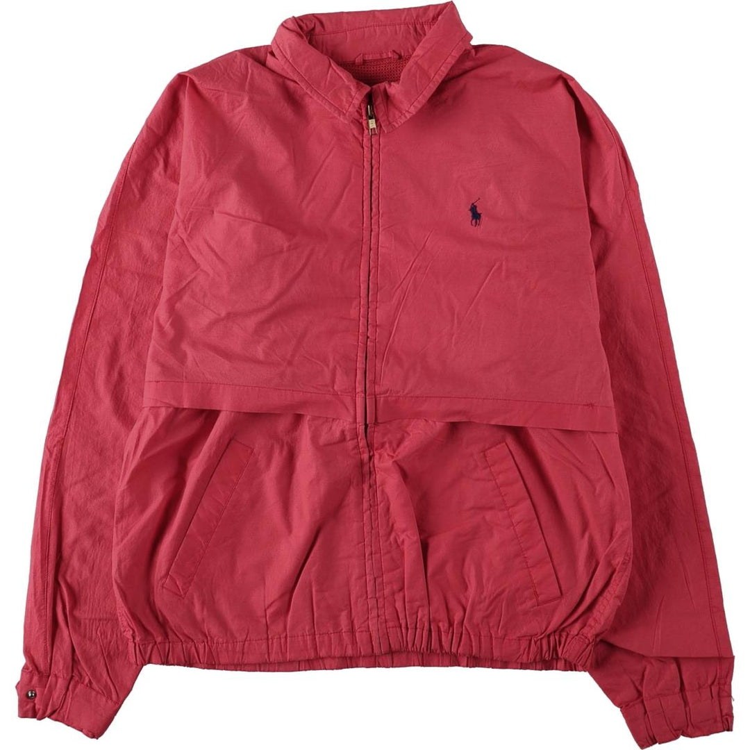 Ralph Lauren POLO by Ralph Lauren Cotton Blouson, Men's Size S (approx.) cotton red type Vintage Second Hand