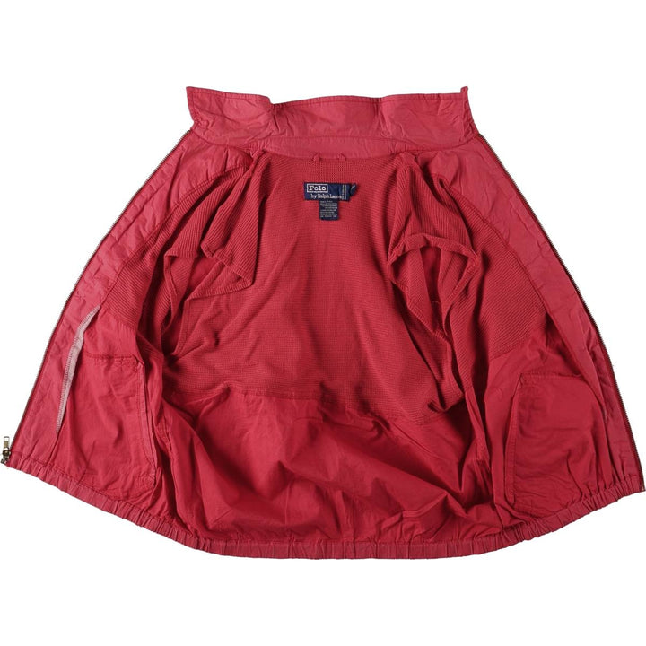 Ralph Lauren POLO by Ralph Lauren Cotton Blouson, Men's Size S (approx.) cotton red type Vintage Second Hand