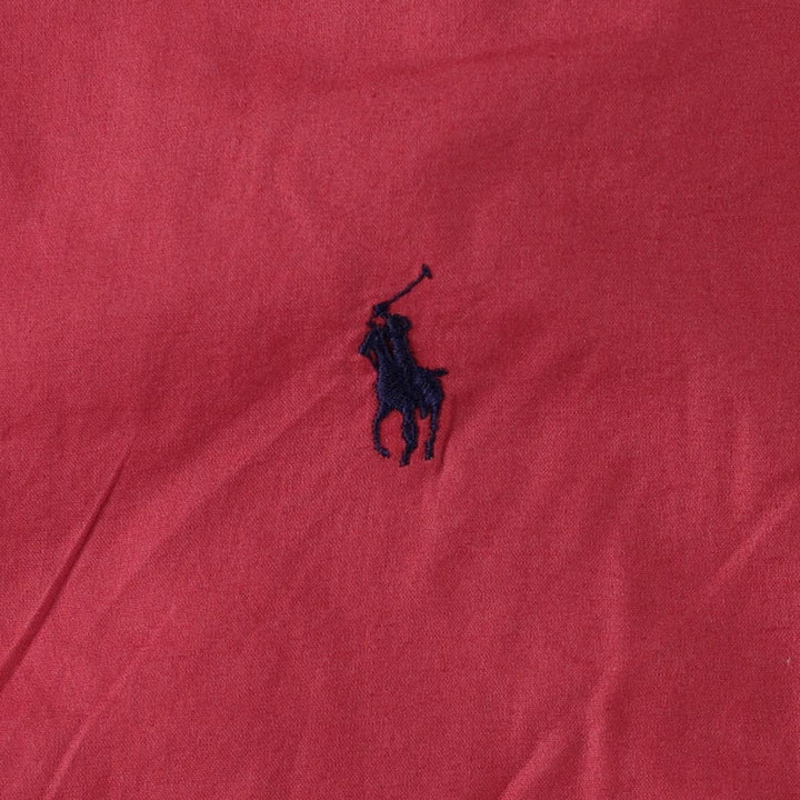 Ralph Lauren POLO by Ralph Lauren Cotton Blouson, Men's Size S (approx.) cotton red type Vintage Second Hand