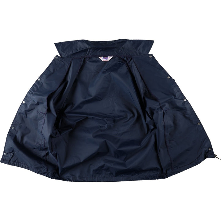 80s-90'S MVP Coach Jacket, Made in USA, Men's Size M unclear navy blue type Vintage Second Hand