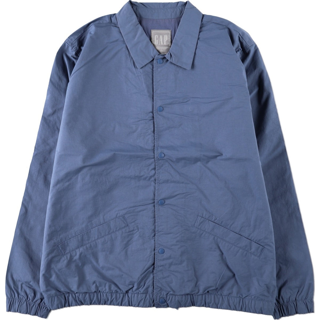 GAP Coach Jacket, Men's Size L (approx.) Nylon blue type Vintage Second Hand