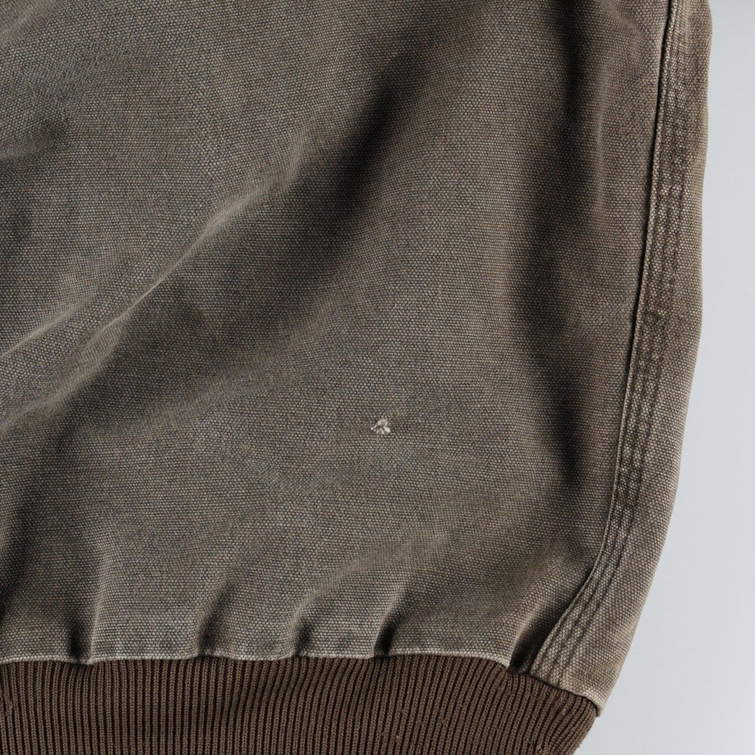 2000'S Carhartt Active Jacket FFA Insulated Duck Full-Zip Hoodie Men's XXL equivalent cotton dark chocolate Vintage Second Hand