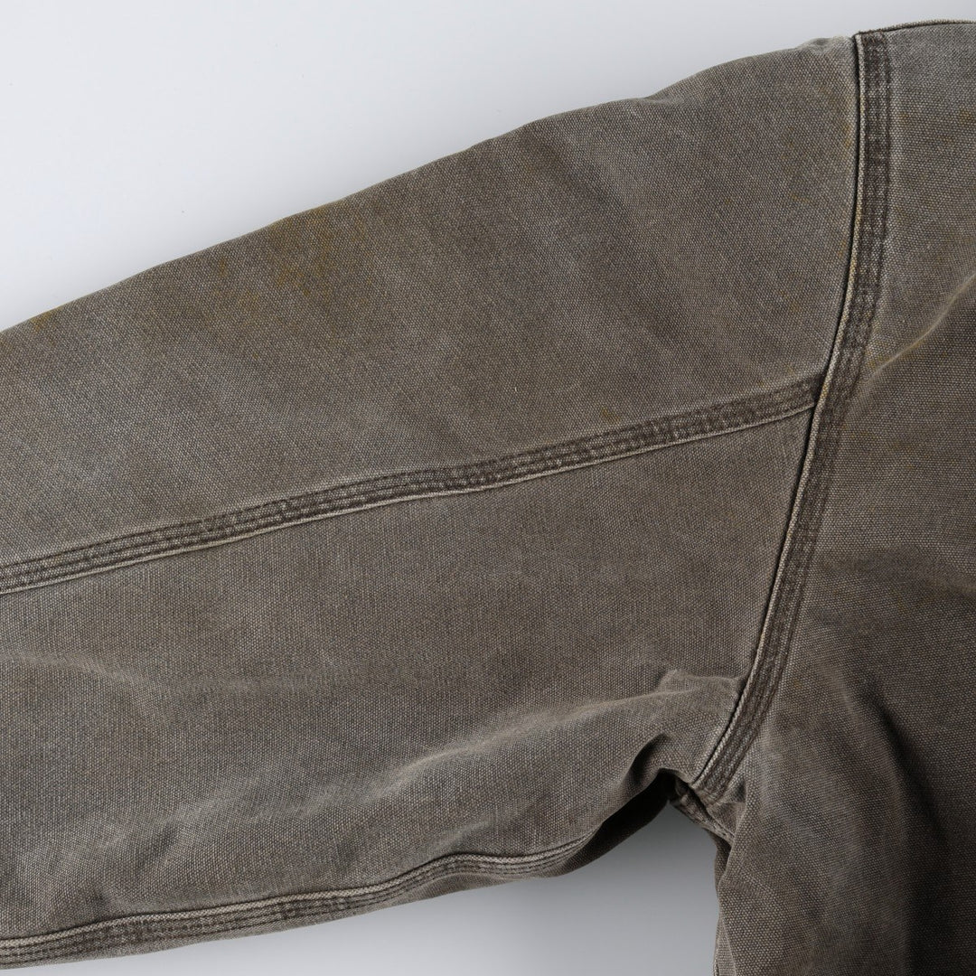 2000'S Carhartt Active Jacket FFA Insulated Duck Full-Zip Hoodie Men's XXL equivalent cotton dark chocolate Vintage Second Hand