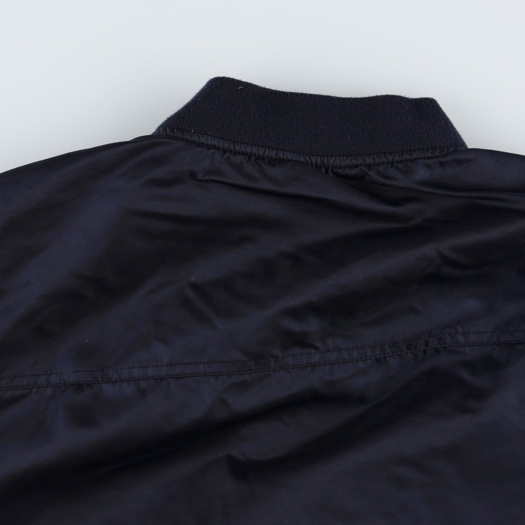 Levi's MA-1 type military jacket, men's size XL equivalent. Nylon navy blue type Vintage Second Hand
