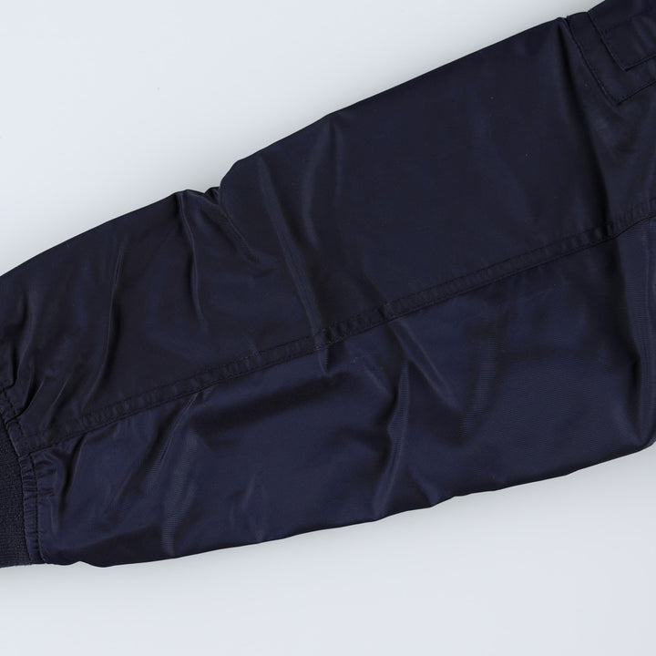Levi's MA-1 type military jacket, men's size XL equivalent. Nylon navy blue type Vintage Second Hand